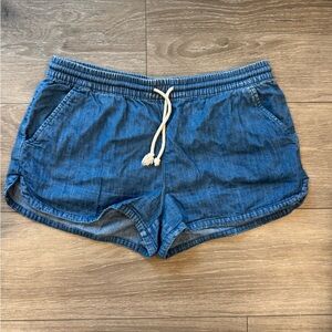 Blue Denim Women's Shorts